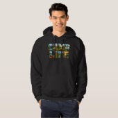 Kampeerleven camping trui sweatshirt (Voorkant volledig)