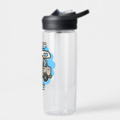 Kampeerleven | Retro Kampeerwagen Persoonlijk Waterfles (Links)