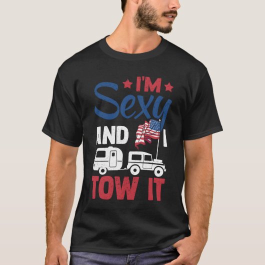 Kampeerliefhebber RV Grappig kampeergeschenk T-shirt (Voorkant)