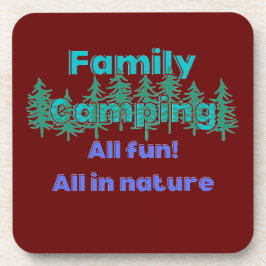 kampeerliefhebbers bier onderzetter