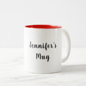 Kampeerlovers Buffalo Pset Trailer Kerstmis Tweekleurige Koffiemok (Voorkant rechts)