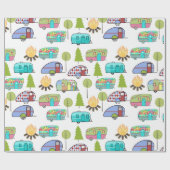 Kampeerpapier Cadeaupapier (Vlak)