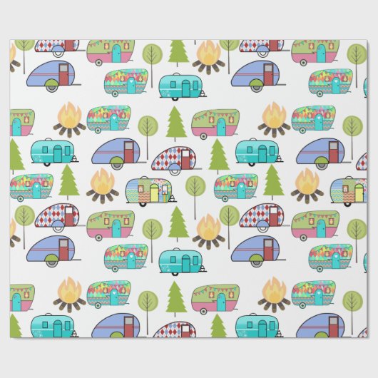 Kampeerpapier Cadeaupapier (Vlak)