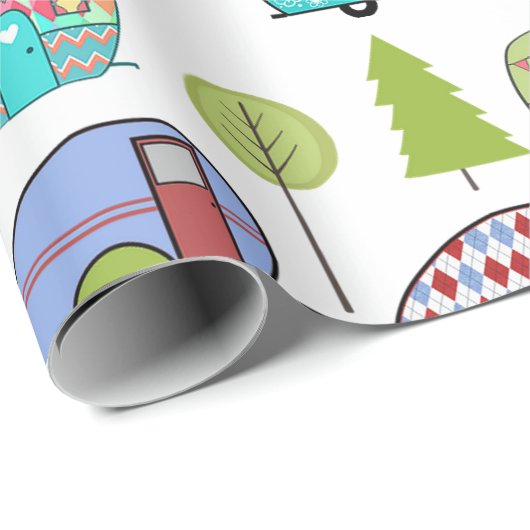 Kampeerpapier Cadeaupapier (Rol Hoek)