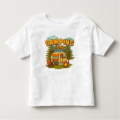 kampeerpersoneel kinder shirts (Voorkant)