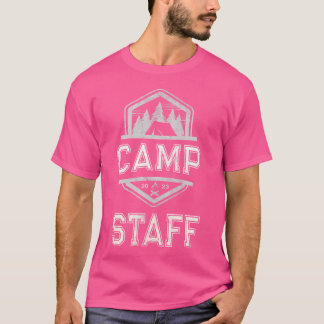  kampeerpersoneel Summer Campground Host Crew Cou T-shirt
