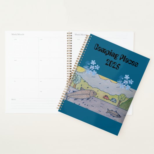 Kampeerplaatsen 2025 planner (Display)