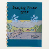 Kampeerplaatsen 2025 planner (Voorkant)