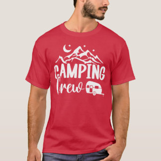 Kampeerploeg Grappige kampeerliefhebber vintage T-shirt