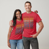 Kampeerploeg Kampeerploeg Kampeer Matchende retro T-shirt (Unisex)