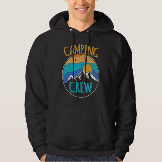 Kampeerploeg kampeerreis matching kampeerder groep hoodie