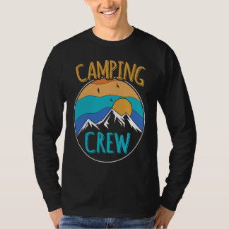 Kampeerploeg Kampeerreis Matching Kampeerder Groep T-shirt