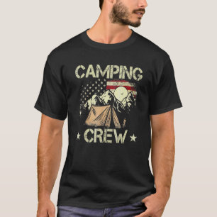 Kampeerploeg  Overeenkomstige Kampeer Retro Vintag T-shirt