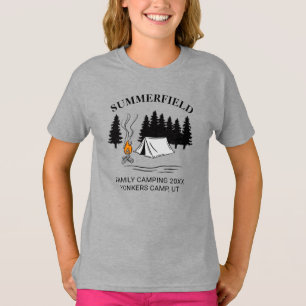 Kampeerreis Campfire Family Reunion - aangepast T-shirt