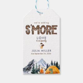 kampeerster | Rustiek Baby shower Favor Cadeaulabel