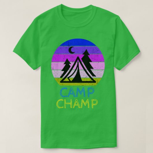 kampeerster t-shirt (Design voorkant)