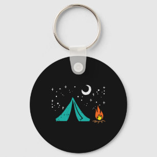 Kampeertent Campire Camper Jongens Meisjes Kindere Sleutelhanger