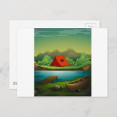 Kampeerterrein Briefkaart (Voorkant / Achterkant)