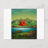 Kampeerterrein Briefkaart (Voorkant)