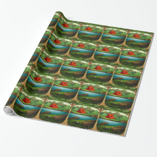 Kampeerterrein Cadeaupapier