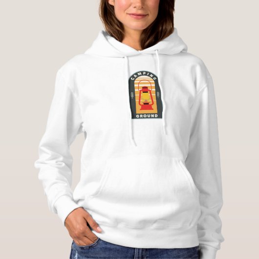 Kampeerterrein Hoodie (Voorkant)