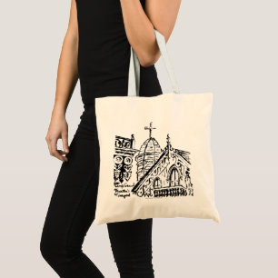 Kampeerterrein Motief van Babbie - Martha's Vineya Tote Bag