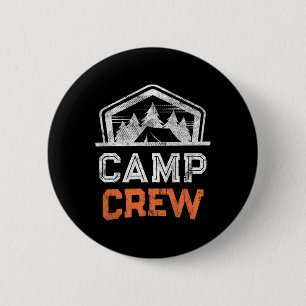 Kampeerterrein Staf Kampeerploeg Zomer Neven Kampe Ronde Button 5,7 Cm