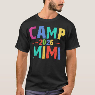 Kampeerterrein Vintage Mimi 2026 Oma Kamperen T-shirt