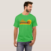 KampeerterreinCamper MicrocamperreizenCaravan 70s T-shirt (Voorkant volledig)