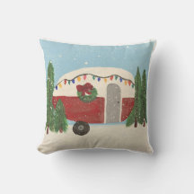 Kampeertrailer met Kerstmis