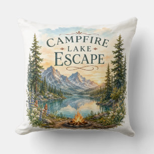 Kampeeruitstapje naar Campfire Lake omringd door b Kussen