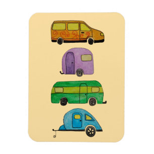 Kampeerwagens Magneet