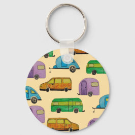 Kampeerwagens Sleutelhanger