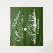 Kampeerweekend met feestje voor vrijgezellen op Ba Wandkleed (Voorkant)