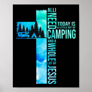 Kampement en Jezus Poster