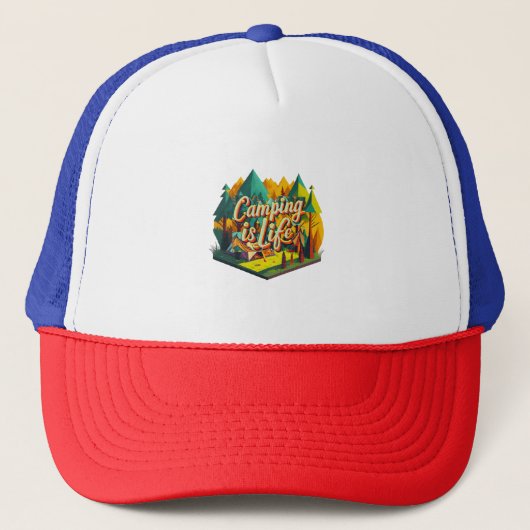 Kampement is Leven Trucker Pet (Voorkant)