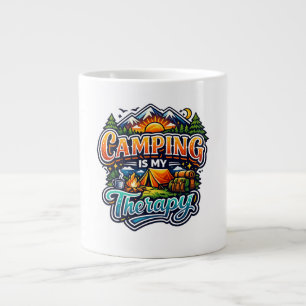 Kampement Is Mijn Therapie Grappig Kamperen Buiten Grote Koffiekop