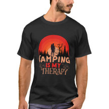 Kampement Is Mijn Therapie Retro Zonsondergang Wan