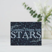 Kampement Onder de Sterren Briefkaart (Staand voorkant)