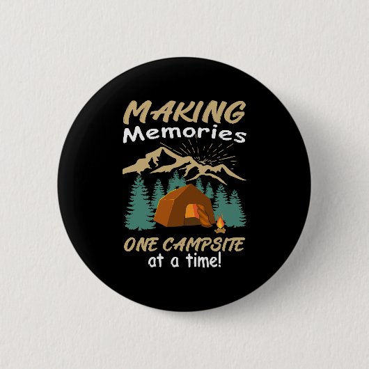 KAMPEN Het maken van herinneringen Ronde Button 5,7 Cm (Voorkant)