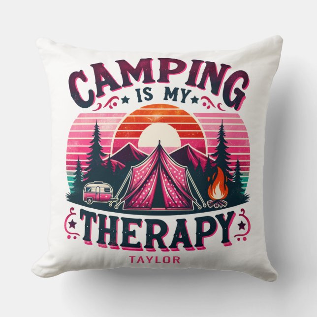 Kampen Is Mijn Therapie Kussen (Voorkant)