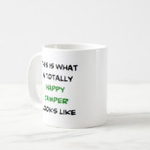 kamper, helemaal gelukkig koffiemok (Voorkant links)