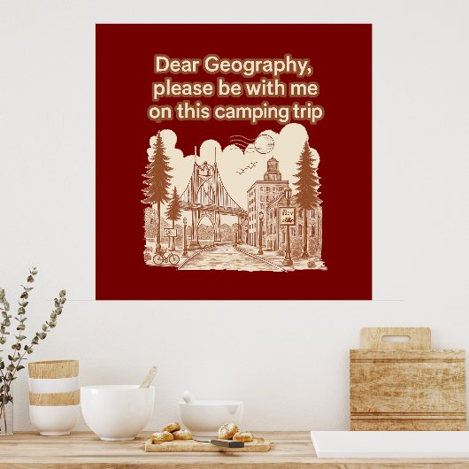 kamper poster (Keuken)