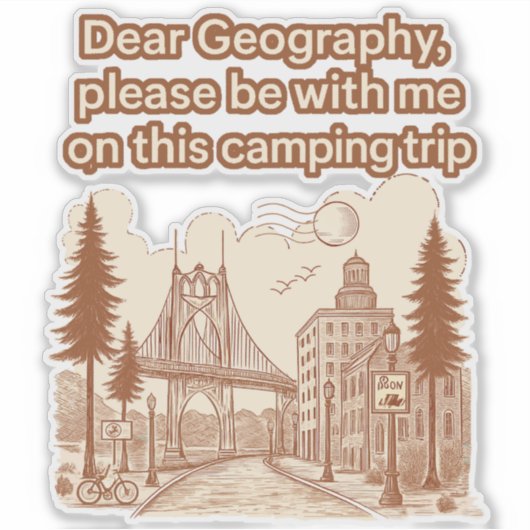 kamper sticker (Voorkant)