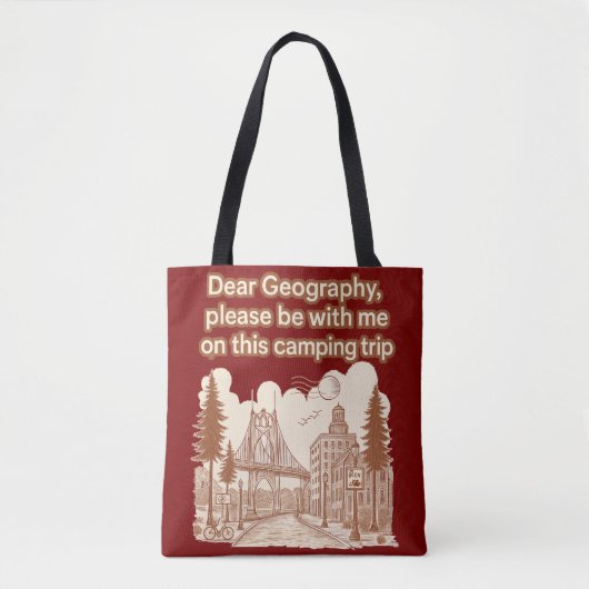 kamper tote bag (Voorkant)