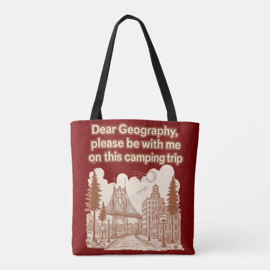 kamper tote bag (Achterkant)