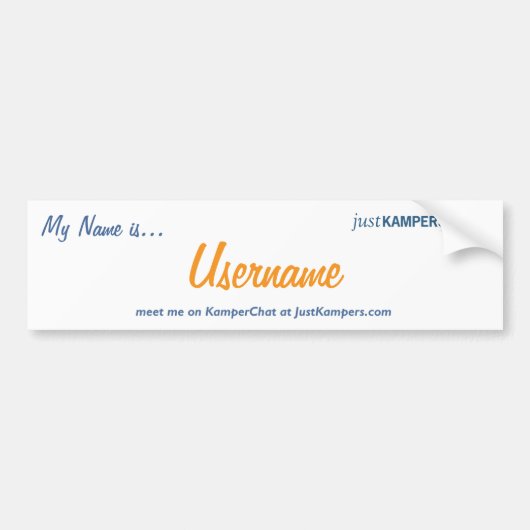 KamperChat Sticker (Voorkant)
