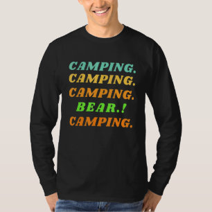 Kamperen Beer Buiten Beer Kamperen Overleven T-shirt