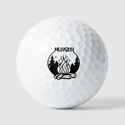Kamperen bij Munson Golfballen (Voorkant)