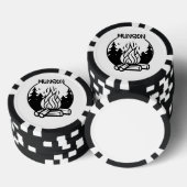 Kamperen bij Munson Poker Chips (Opstapeling)